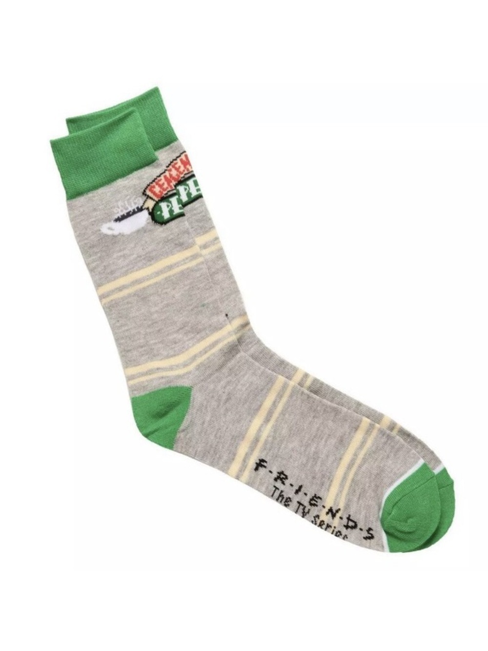 FRIENDS | Grey Crew Socks Central Perk Logo Coffee Shop